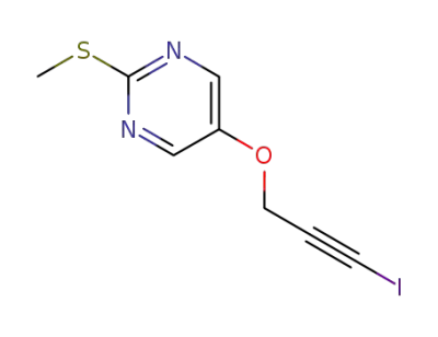 5-(3-iodo-prop-2-ynyloxy)-2-methylsulfanyl-pyrimidine