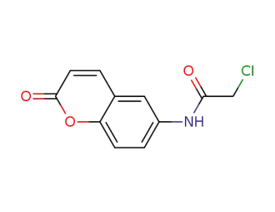 2-chloro-N-(2-oxo-2H-benzopyran-6-yl)acetamide